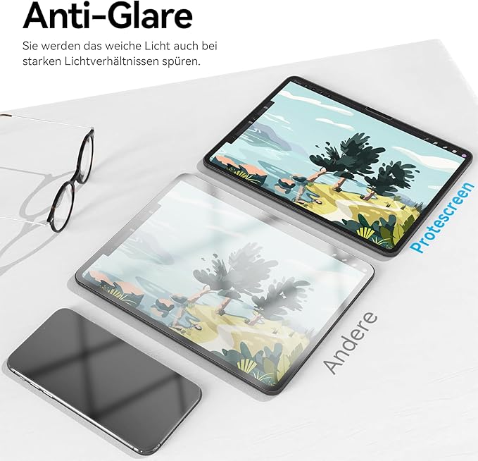 2Pcs For iPad Air 6 2024 Pro 1 - Paper Feel Screen Film 评论和价格