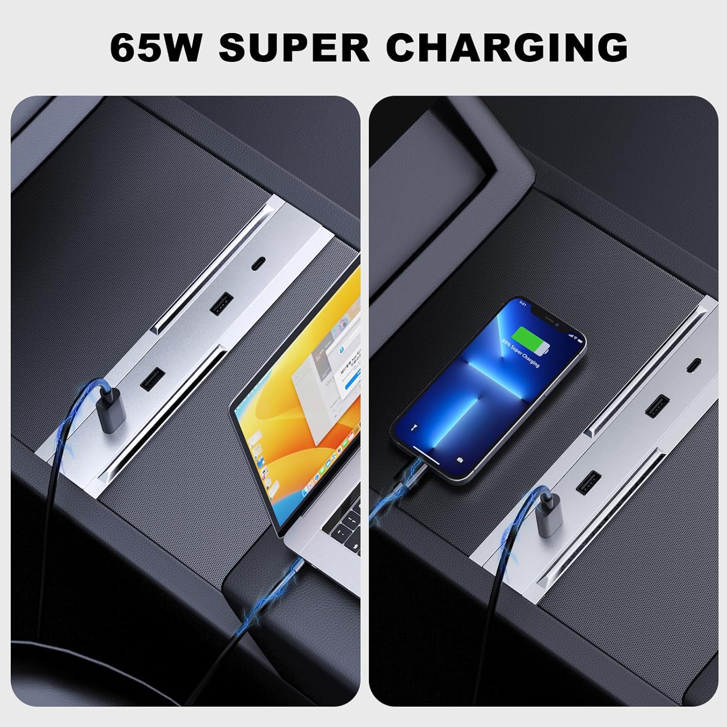 27W-65W Fast Charging Expansio - Usb Hub Type C 评论和价格