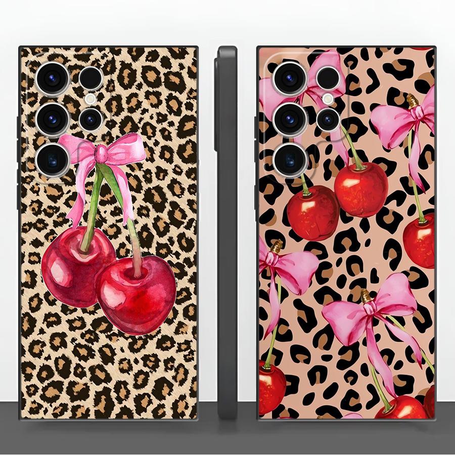 Leopard Cherry Funda Phone Cov - Tablet S9 Fe Accessories 评论和价格