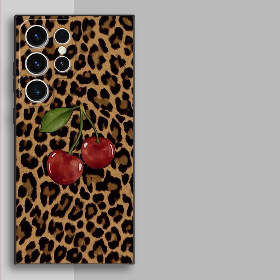 Leopard Cherry Funda Phone Cov - Tablet S9 Fe Accessories 评论和价格