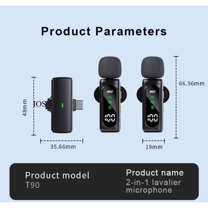 Mini Wireless Lavalier Microph - Android Tablet Gaming Accessories 评论和价格