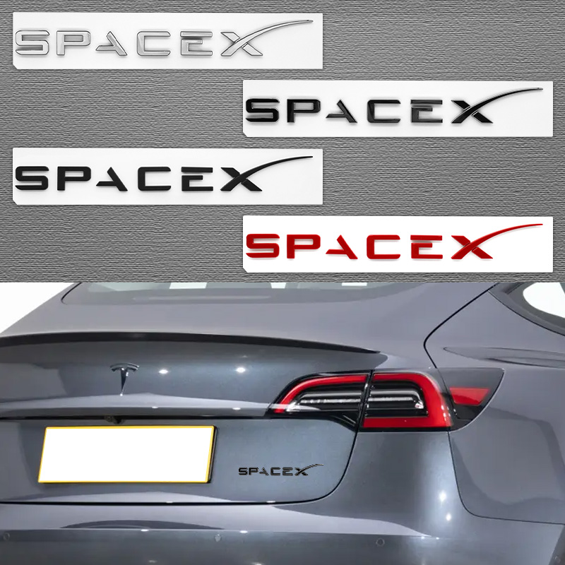 3D ABS Logo Letters Car Trunk  - Tesla Tablet Accessories 评论和价格